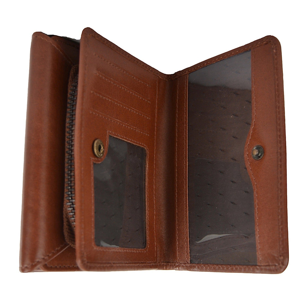 Thomas Cook Cootamundra Zip & Snap Wallet Tan Small