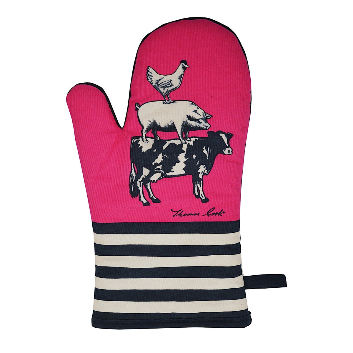 Thomas Cook Farm Friends Oven Mitt & Pot Holder Animal Pyramid