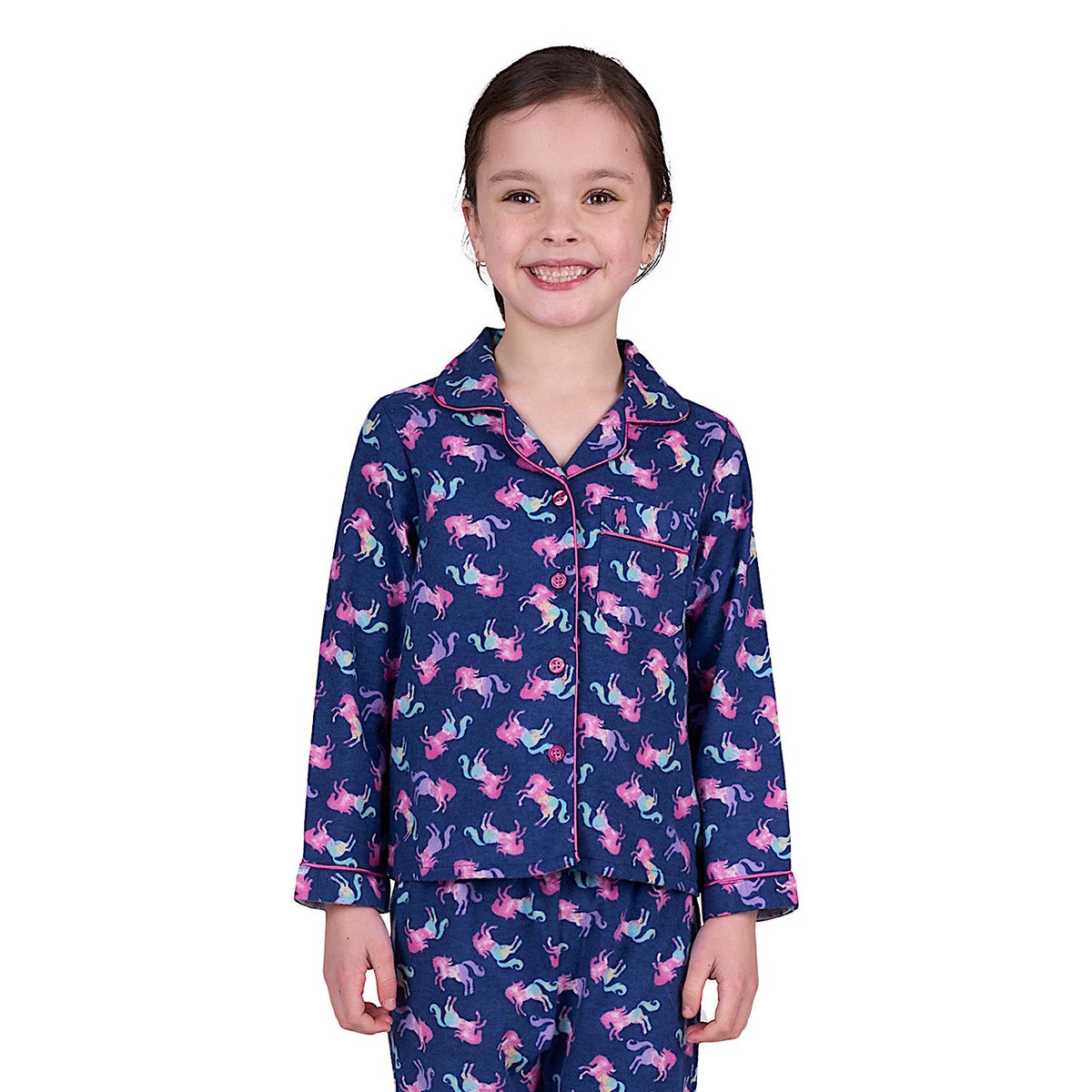 Thomas Cook Girl’s Blair Long Sleeve Pyjamas - Blue