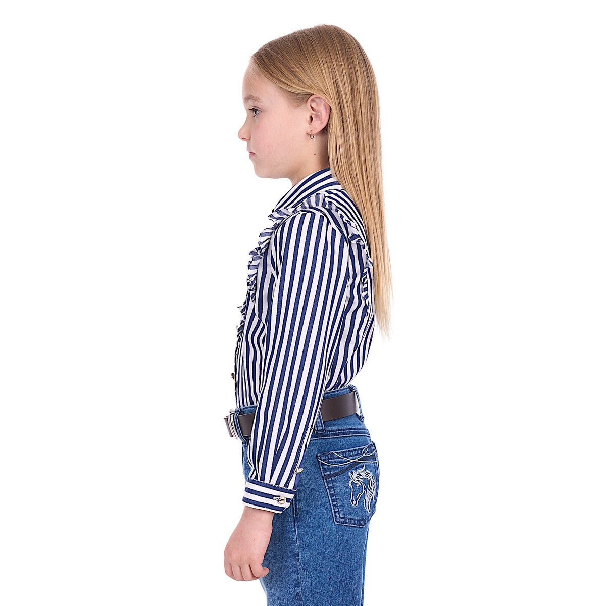 Thomas Cook Girl’s Celine Shirt - Navy / White