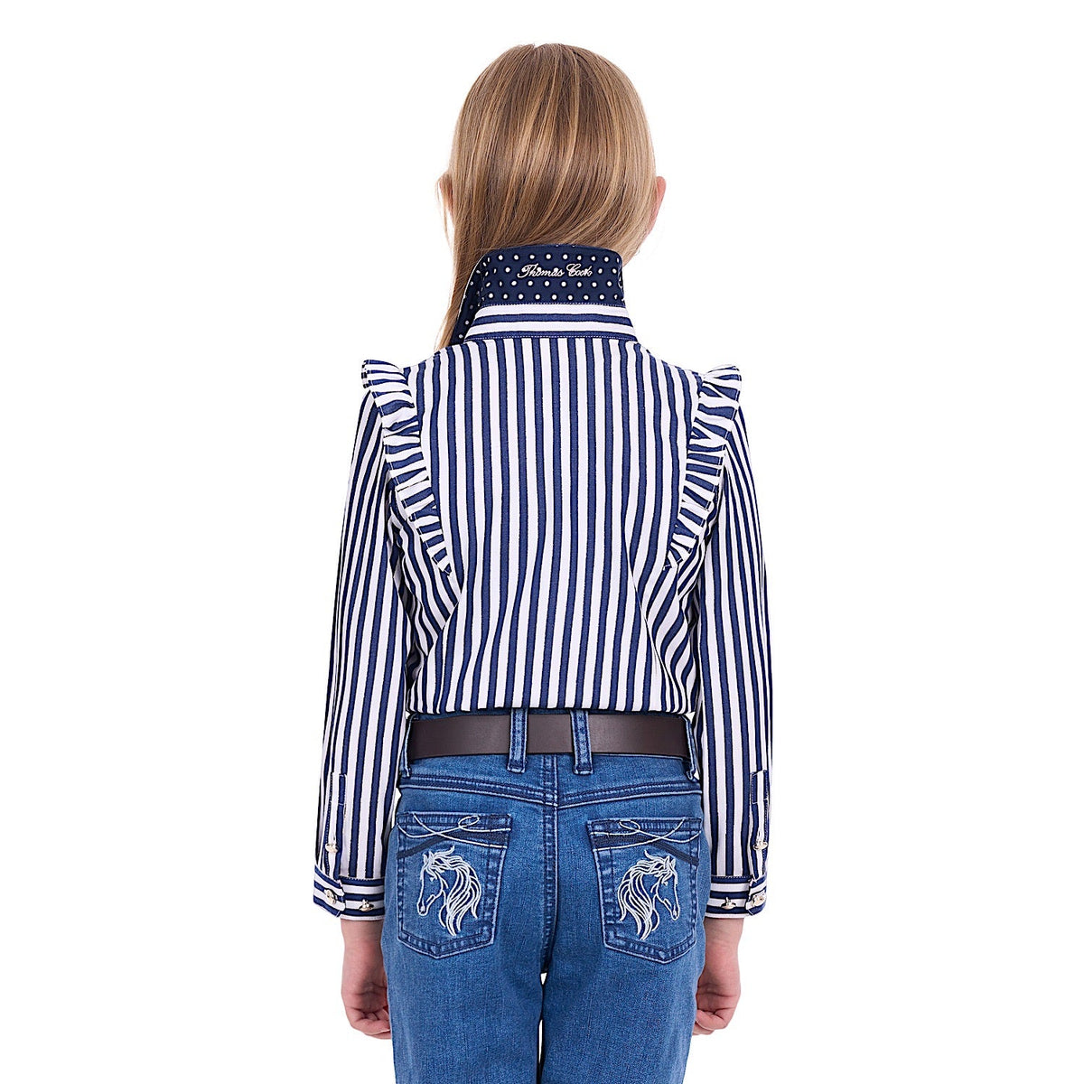 Thomas Cook Girl’s Celine Shirt - Navy / White
