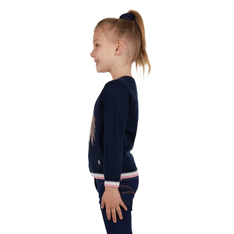 Thomas Cook Girls Cleo Merino Knit Jumper Navy