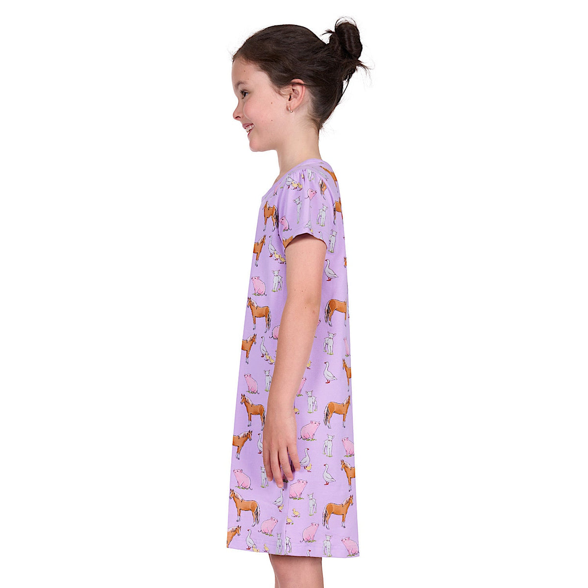 Thomas Cook Girl’s Farm Friends Nightie - Lilac