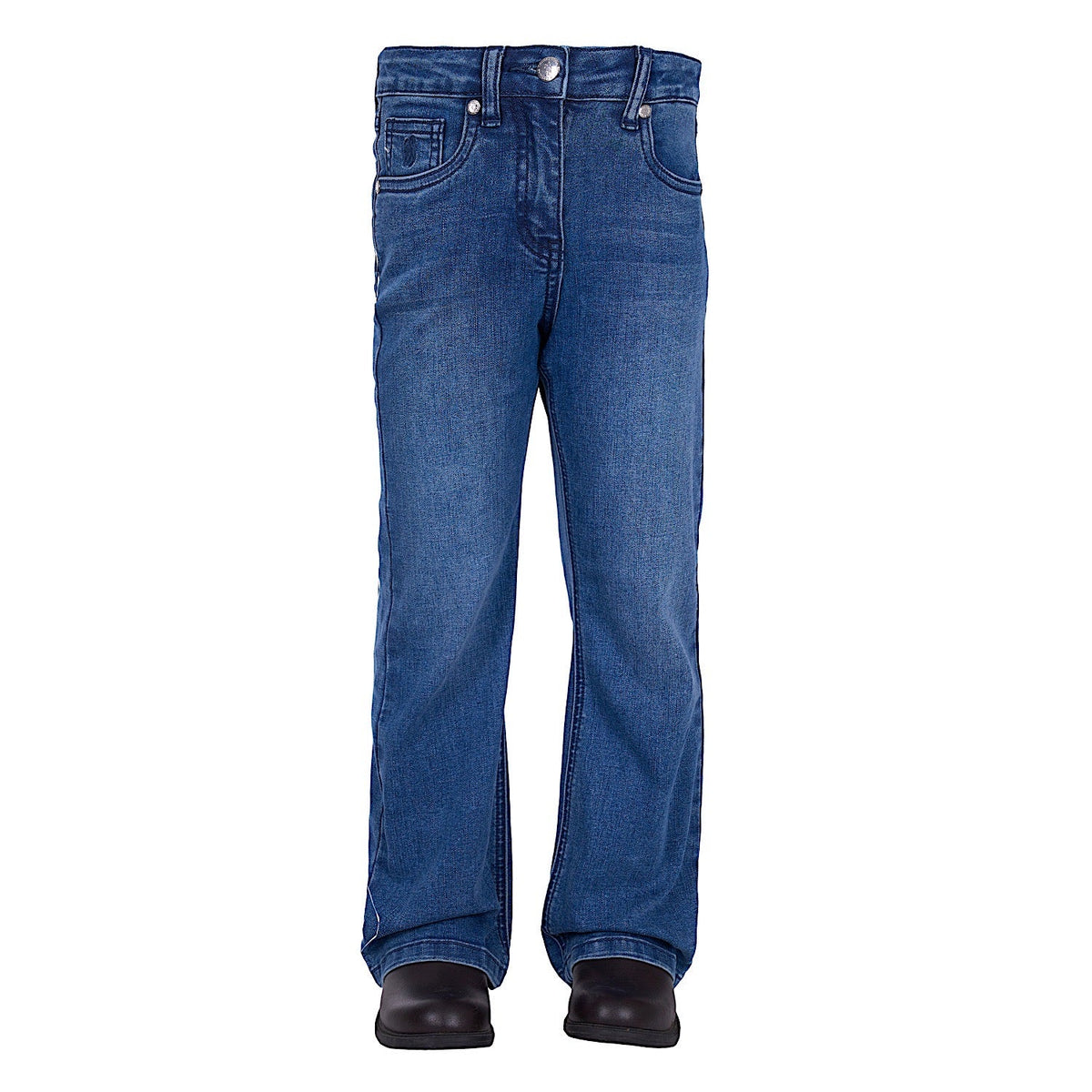 Thomas Cook Girl’s Heather Boot Cut Jean - Light Wash