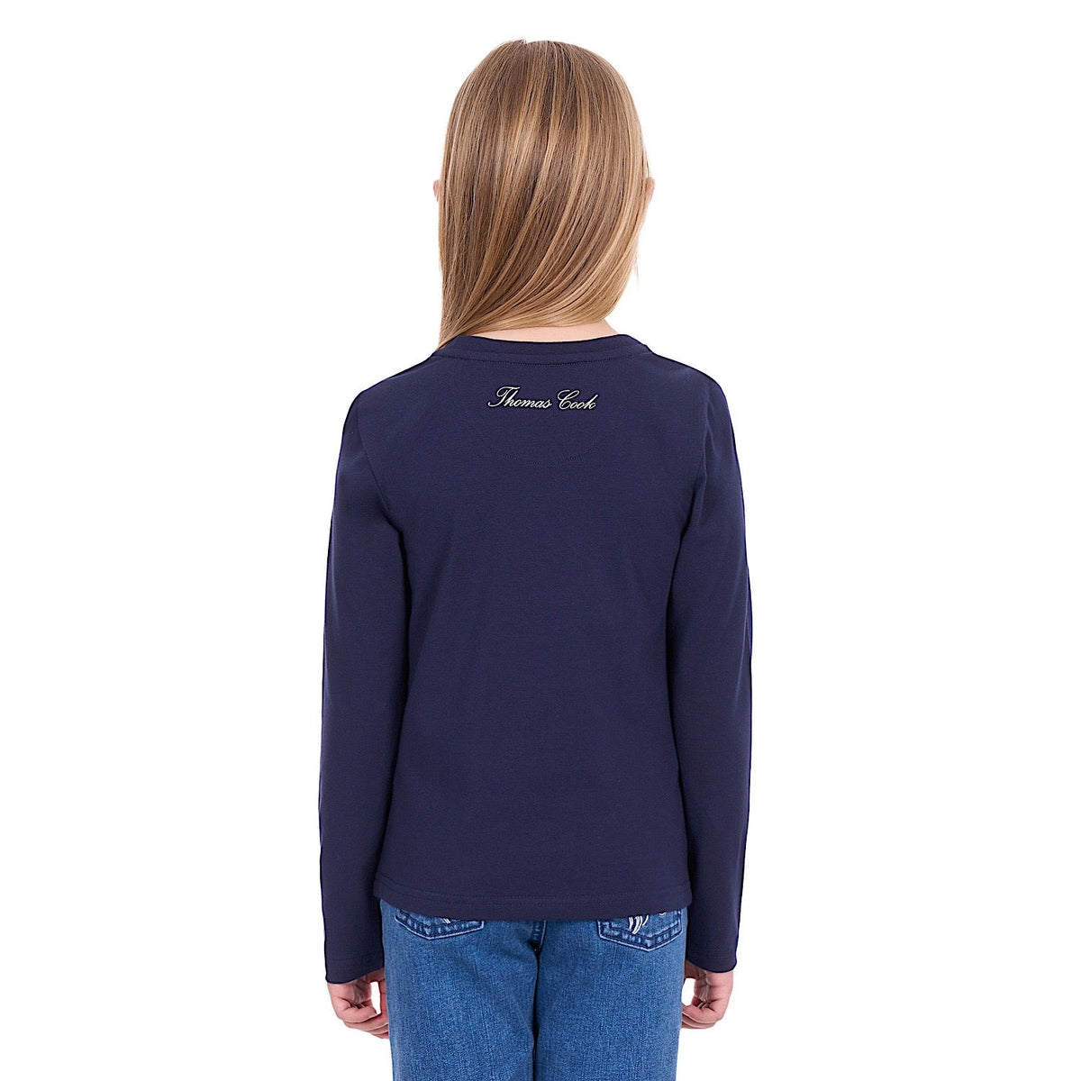 Thomas Cook Girl’s Kelly Long Sleeve Tee - Navy