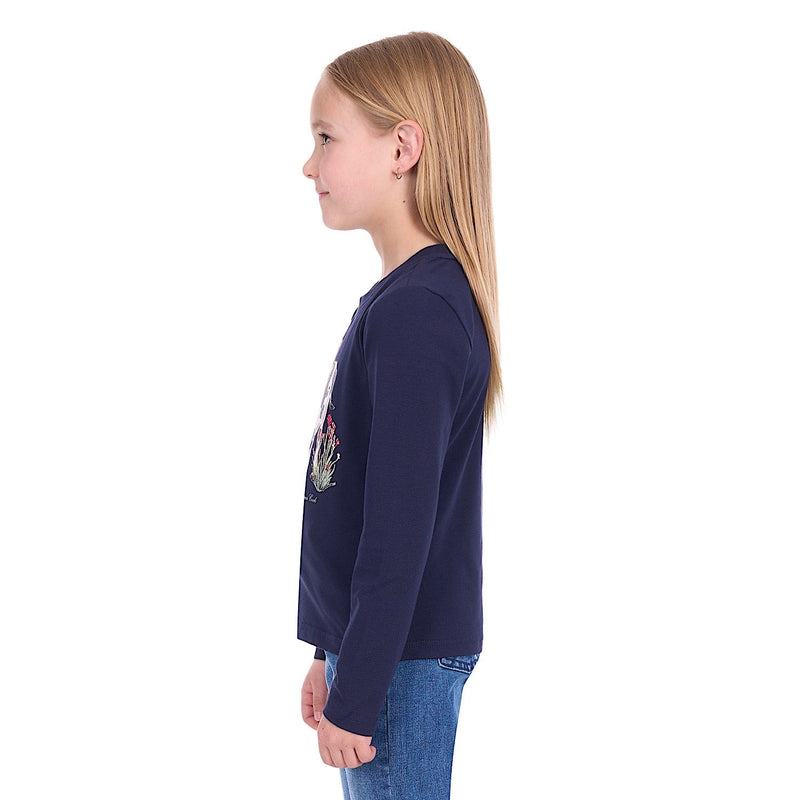 Thomas Cook Girl’s Kelly Long Sleeve Tee - Navy