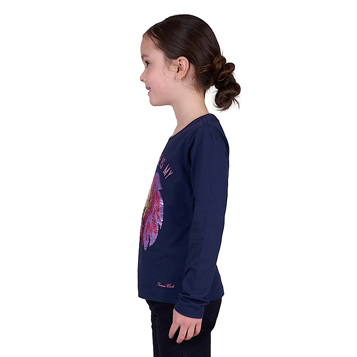 Thomas Cook Girl’s Lily Long Sleeve Tee - Navy