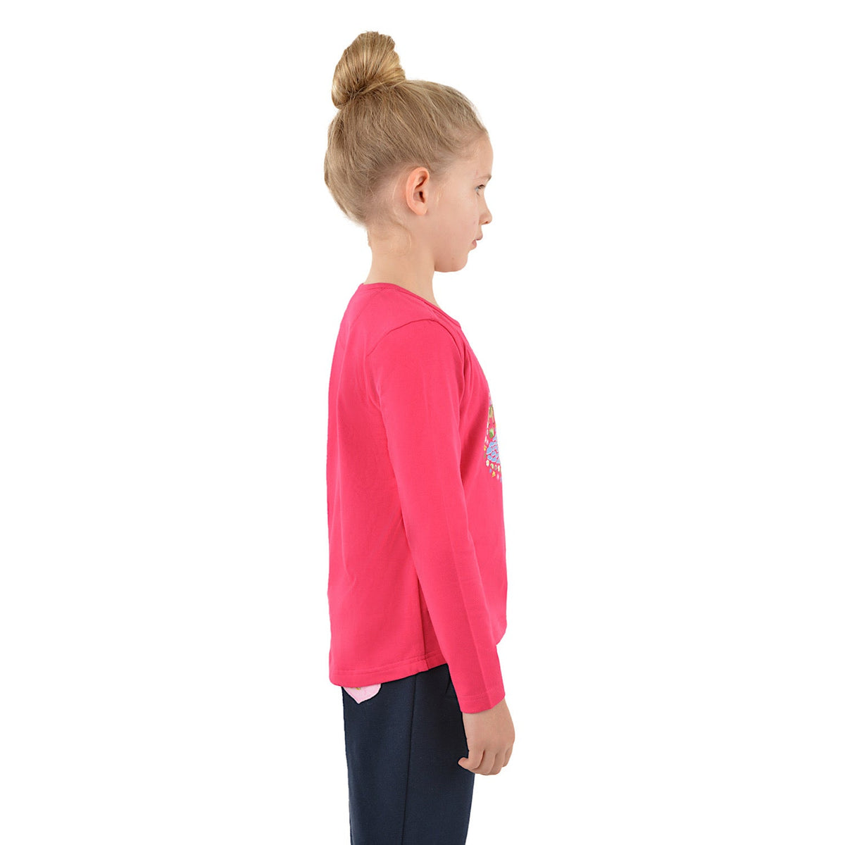 Thomas Cook Girls McLeod Homestead Long Sleeve Tee Bright Rose