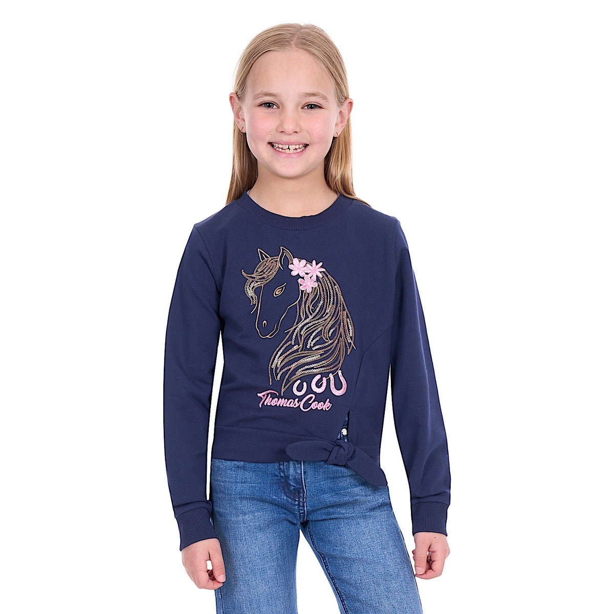 Thomas Cook Girl’s Mia Crew - Navy