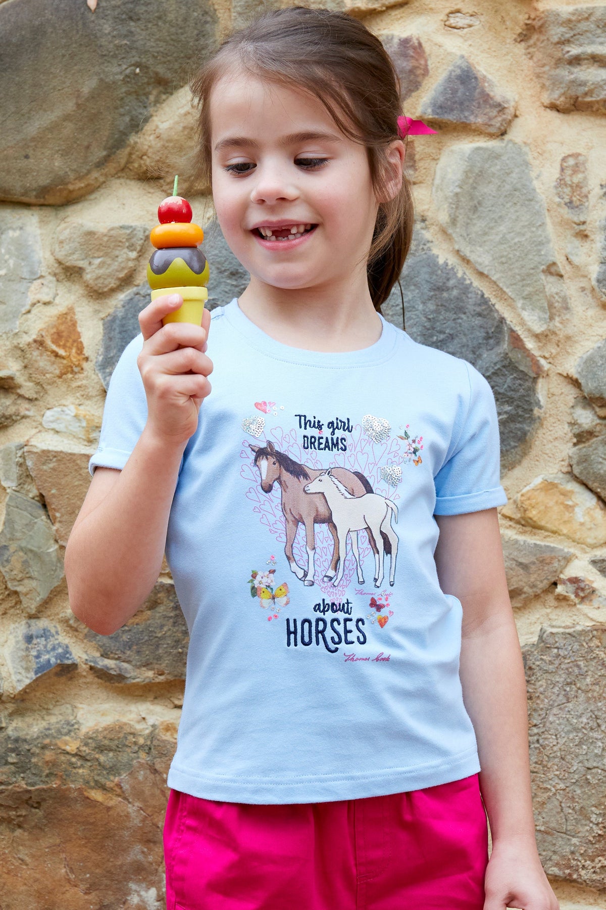 Thomas Cook Girl’s Nicole Tee Light Blue