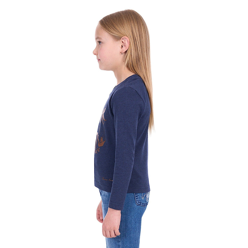 Thomas Cook Girl’s Sasha Long Sleeve Tee - Navy Marle