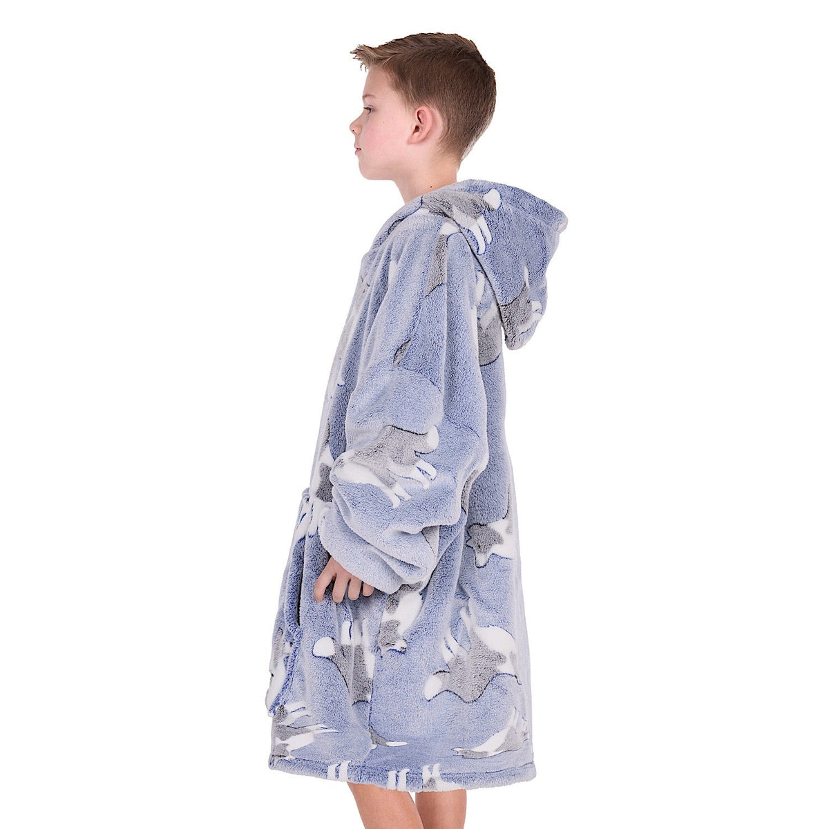 Thomas Cook Kid’s Dog Snuggle Hoodie - Blue