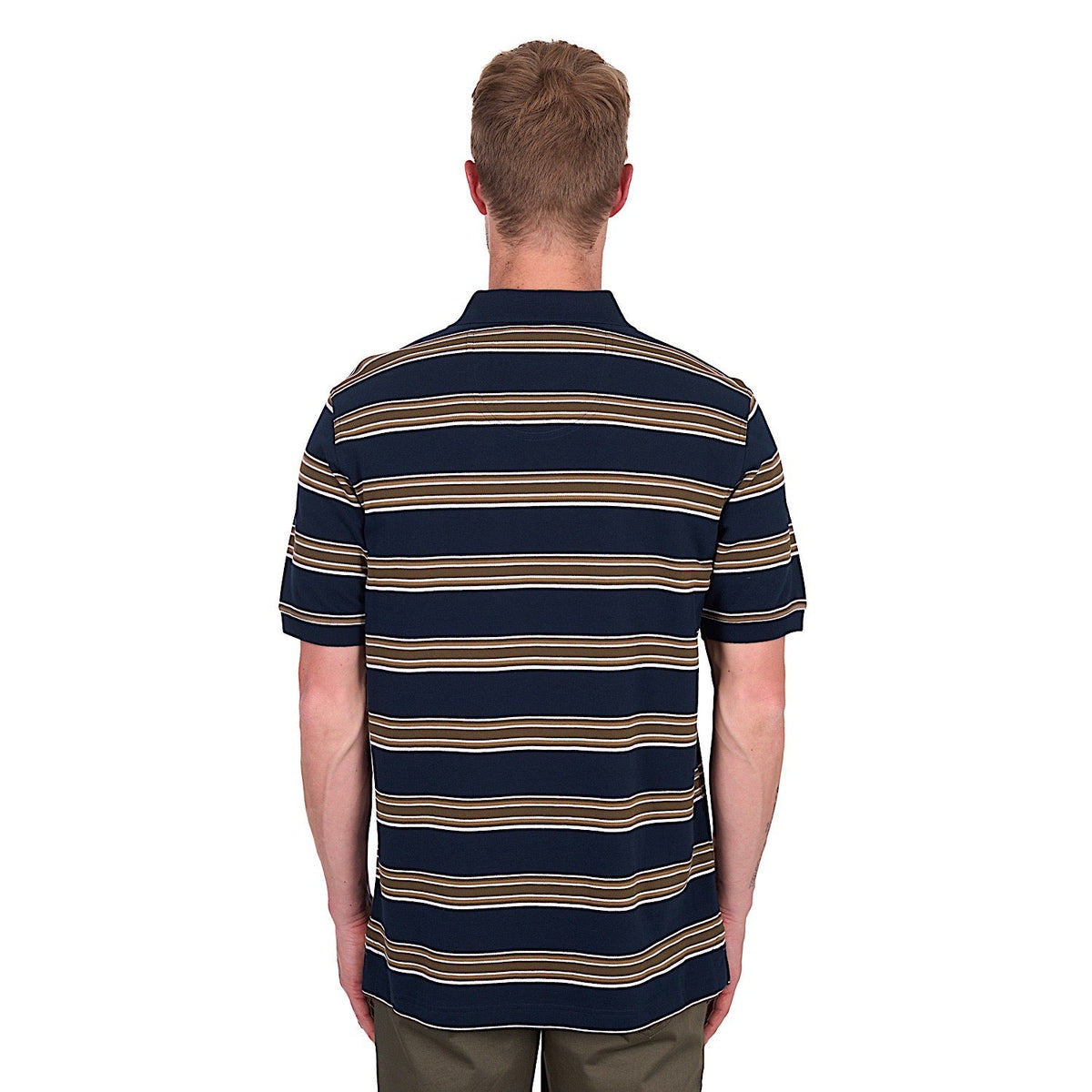 Thomas Cook Men’s Anthony Polo - Navy/Dark Tan