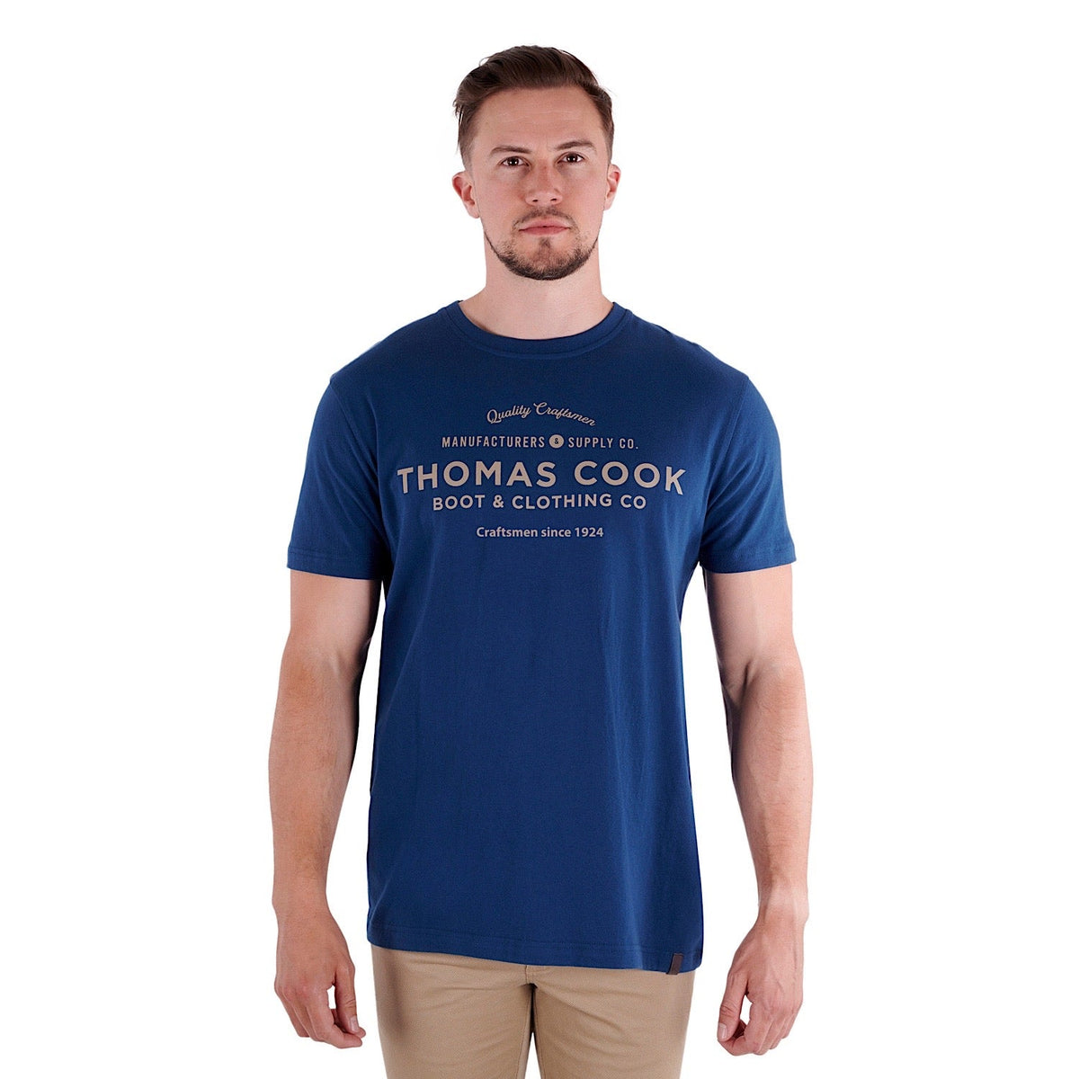 Thomas Cook Mens Baker S/S Tee Petrol