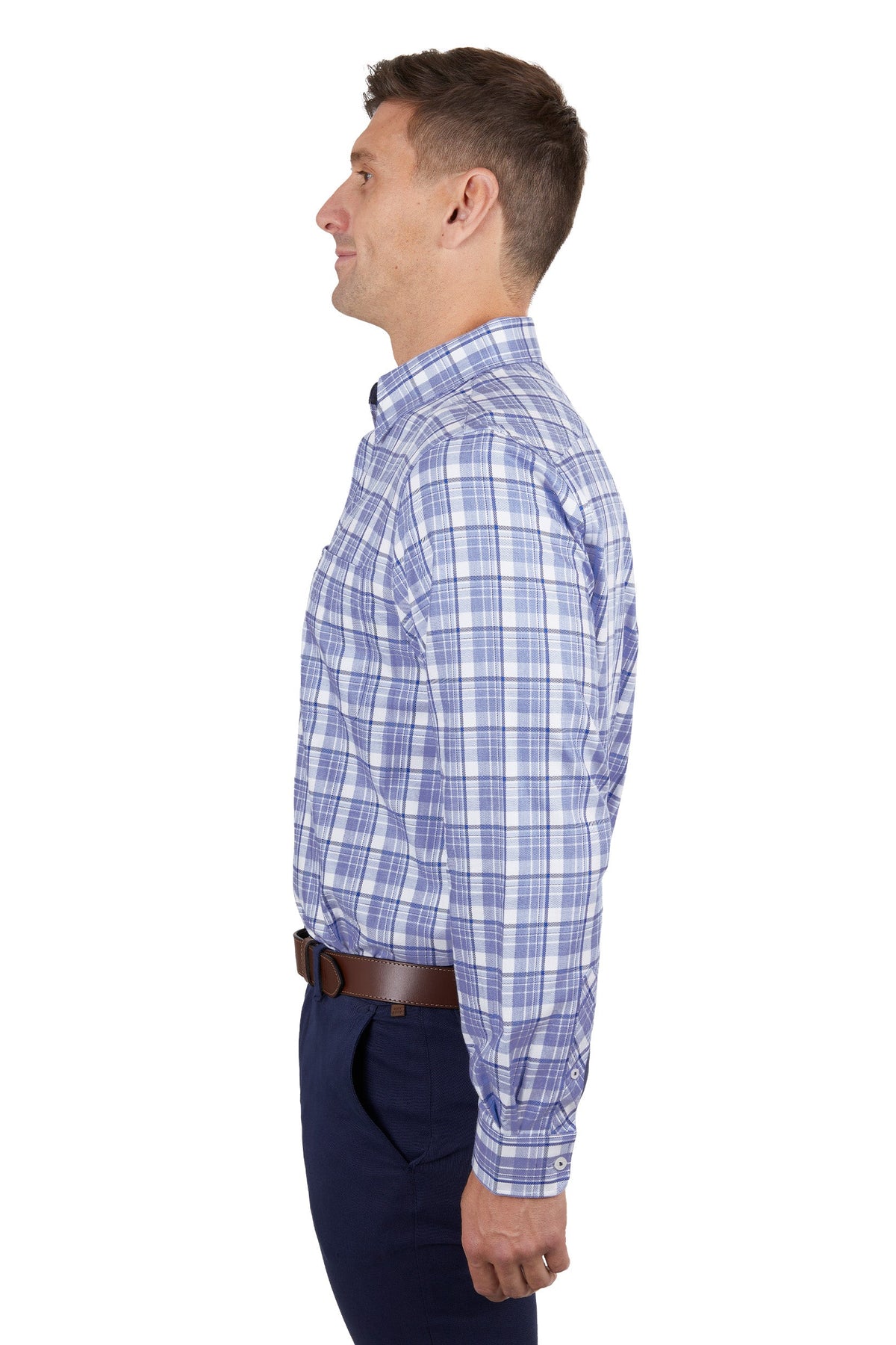 Thomas Cook Men’s Boyd 1 Pocket Shirt Navy/Blue