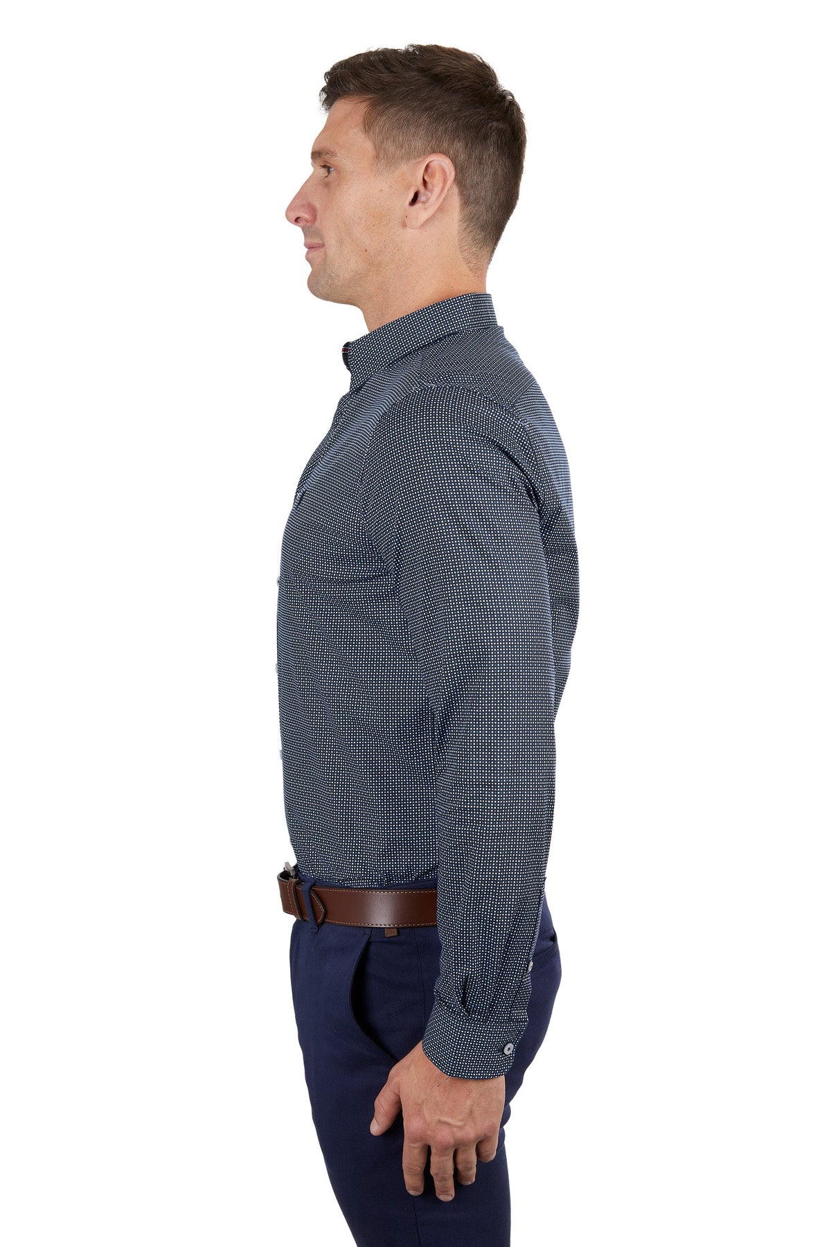 Thomas Cook Men’s Cade Tailored Shirt Navy/Blue