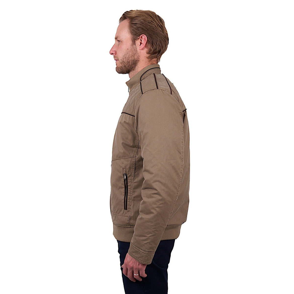 Thomas Cook Men’s Cam Faux Oilskin Jacket - Camel
