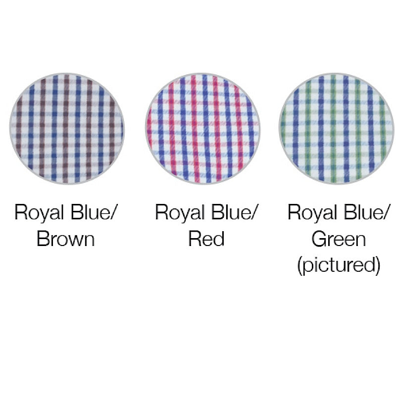 Thomas Cook Men’s Classic Wentworth Check Shirt - Royal Blue/Green