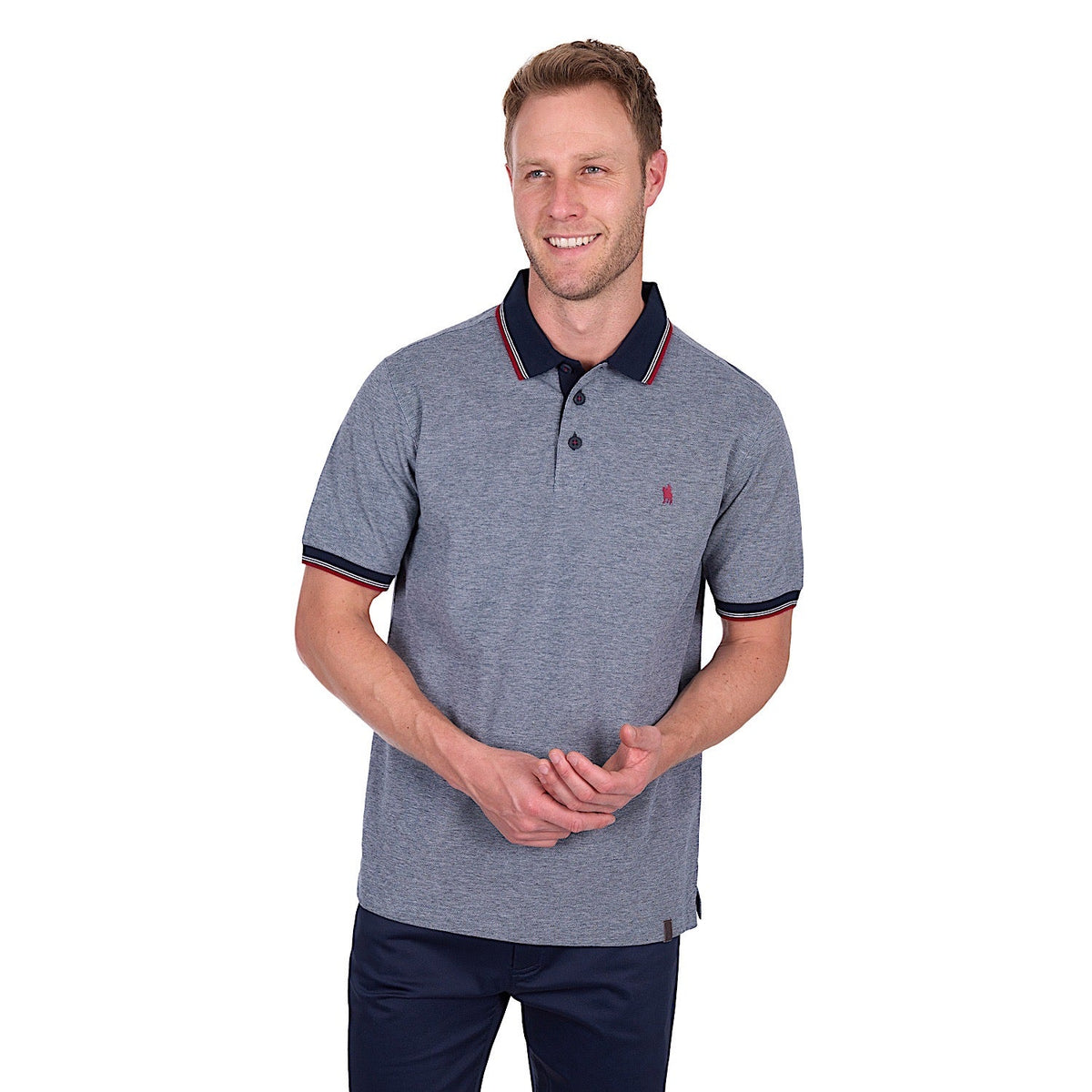 Thomas Cook Men’s Dan Tailored Polo - Navy Marle