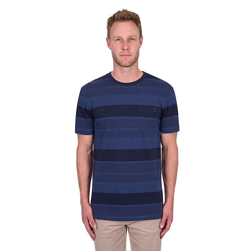 Thomas Cook Men’s Edward Tee - Navy/Blue Ocean