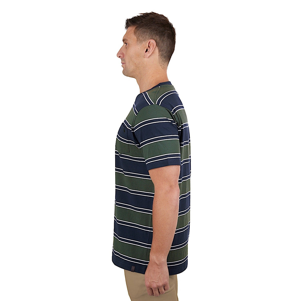 Thomas Cook Men’s Jason 1 Pocket Short Sleeve Tee Navy/Dark Green