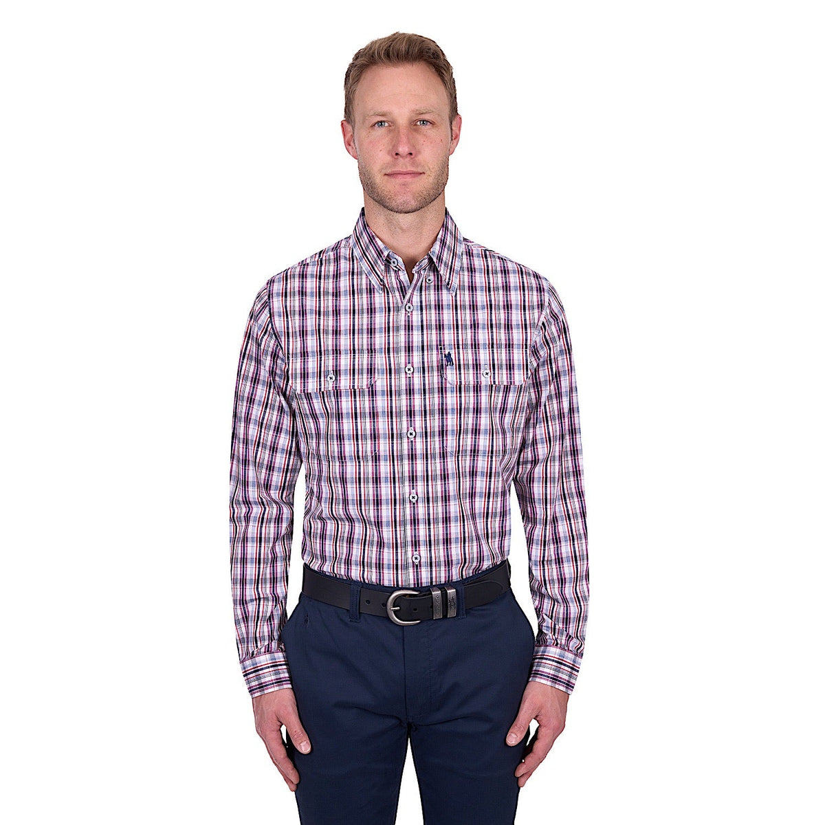 Thomas Cook Men’s Jeff Shirt - Navy/Red
