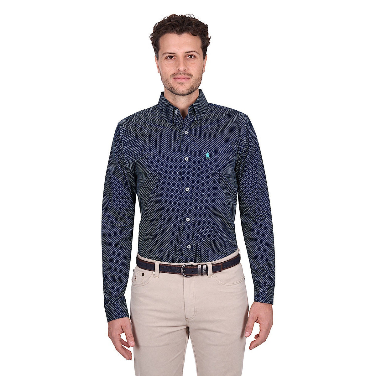 Thomas Cook Men’s Kevin Shirt - Navy / Green