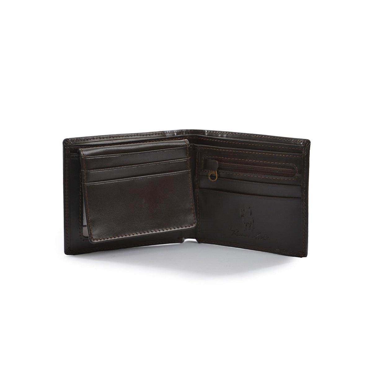 Thomas Cook Men’s Leather Edged Wallet - Dark Brown