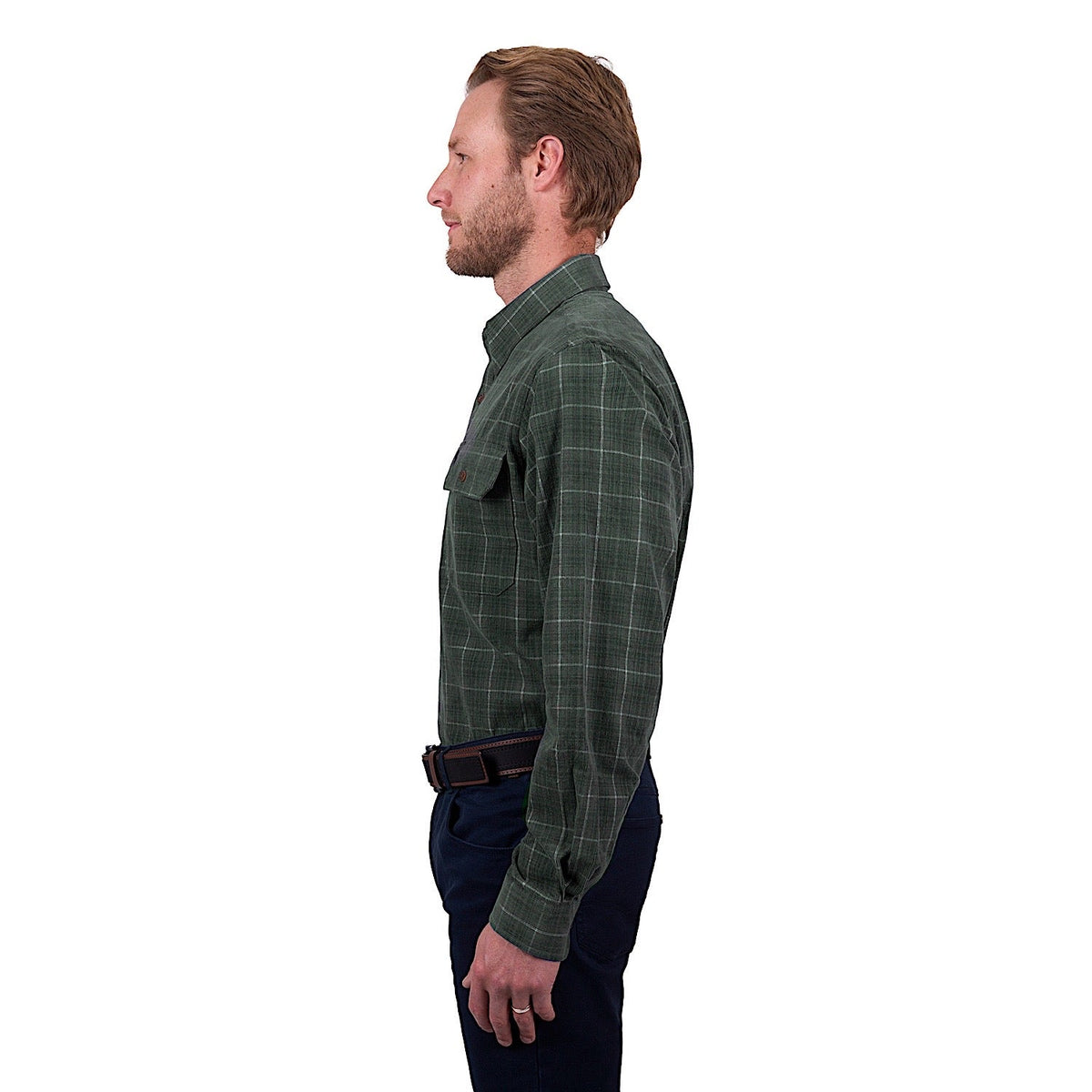 Thomas Cook Men’s Leo Thermal Check Shirt - Green