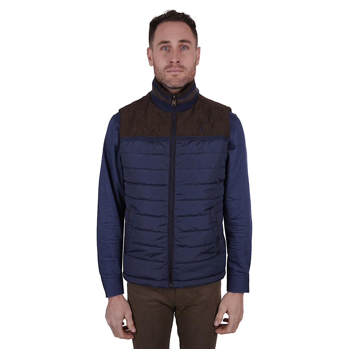Thomas Cook Mens Lucknow Reversible Vest Navy