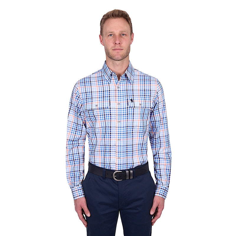 Thomas Cook Men’s Mark Shirt - Navy/Melon