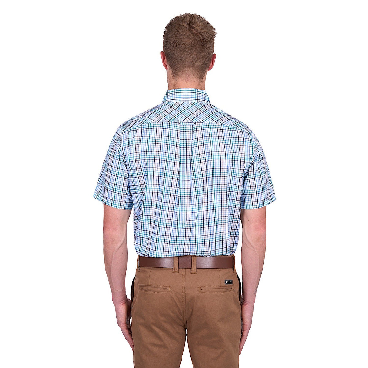 Thomas Cook Men’s Matt Short Sleeve Shirt - Navy/Multicoloured