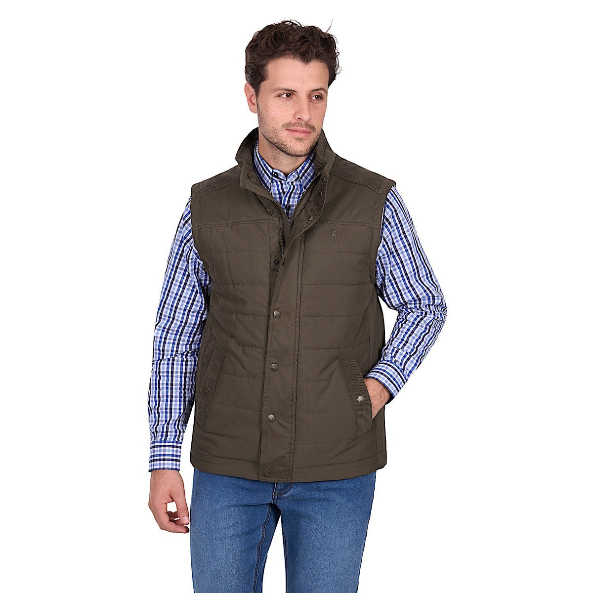 Thomas Cook Men’s Matt Vest - Khaki