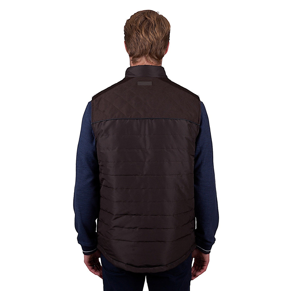 Thomas Cook Men’s Nathan Reversible Vest - Dark Brown/Navy