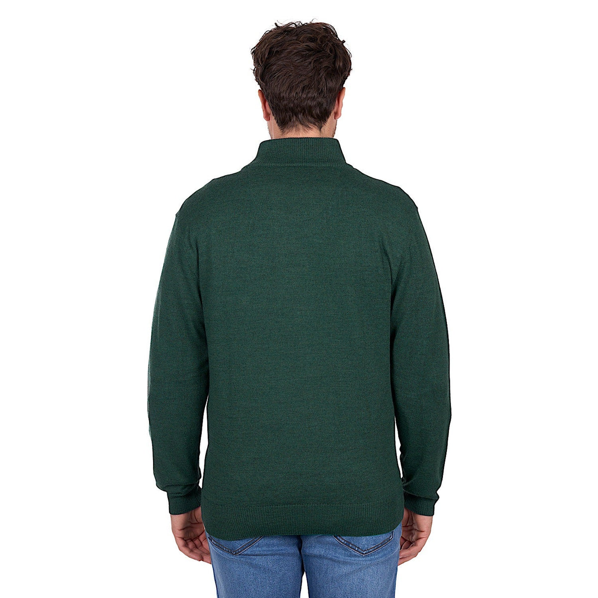 Thomas Cook Men’s Ray 1/4 Zip Jumper - Olive Marle