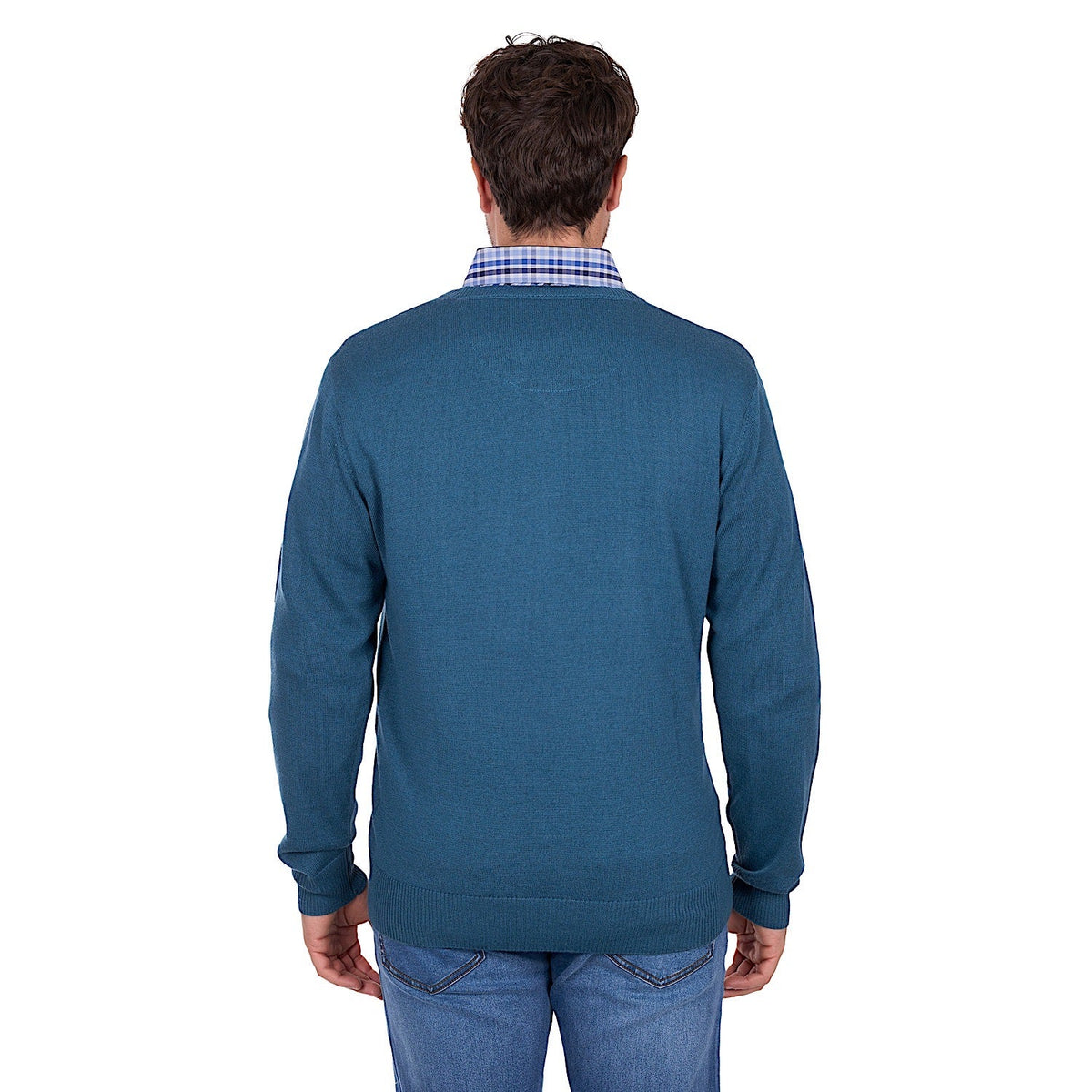 Thomas Cook Men’s Shane V Neck Jumper - Petrol