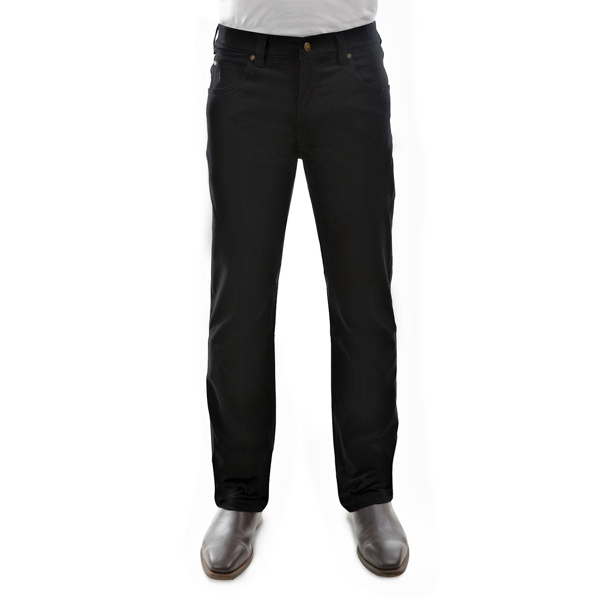 Thomas Cook Men’s Stretch Moleskin Regular Fit Black