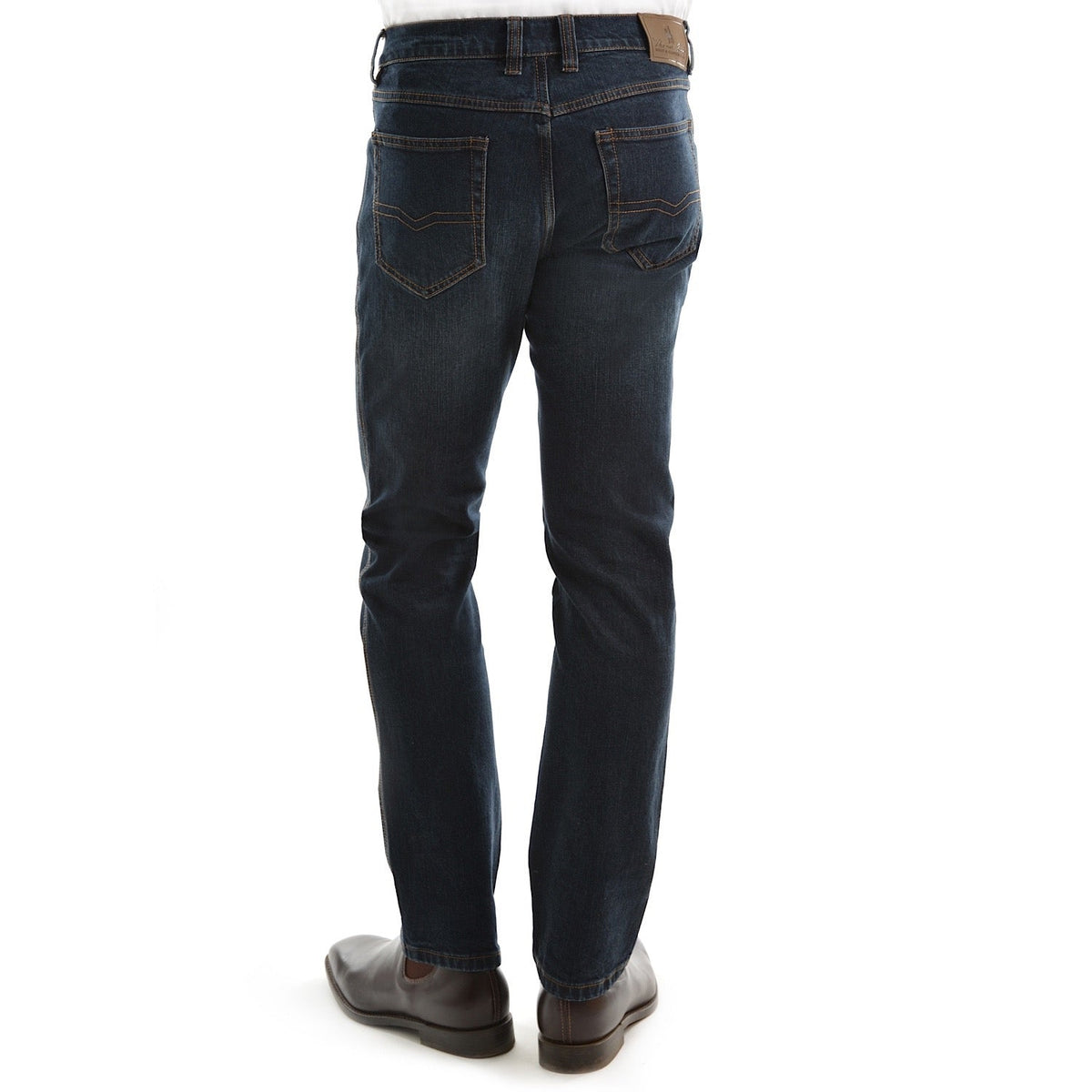 Thomas Cook Mens Tailored Leg Lochie Jean 32’’ Leg Dark Indigo