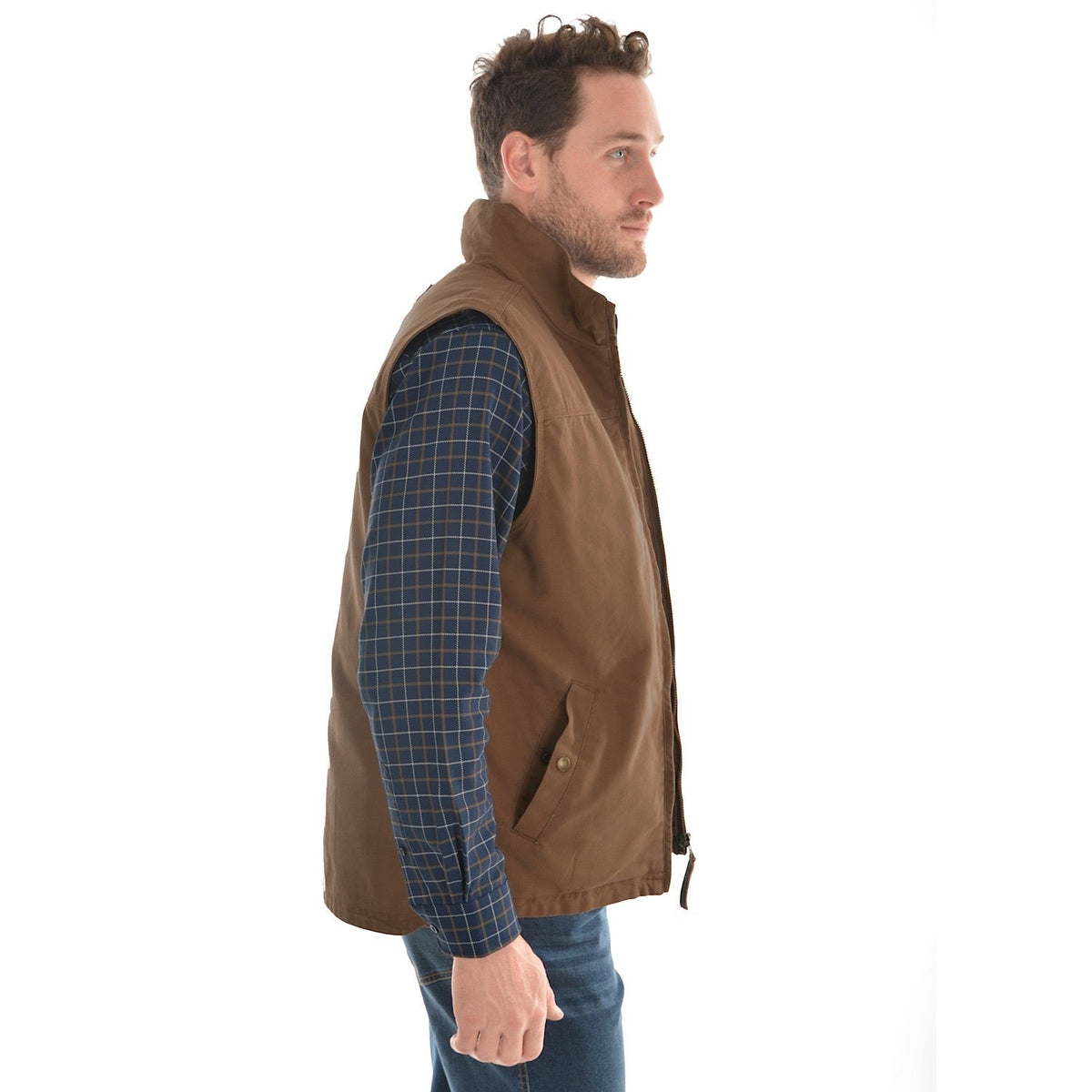 Thomas Cook Men’s TC Canvas Vest Dark Tan