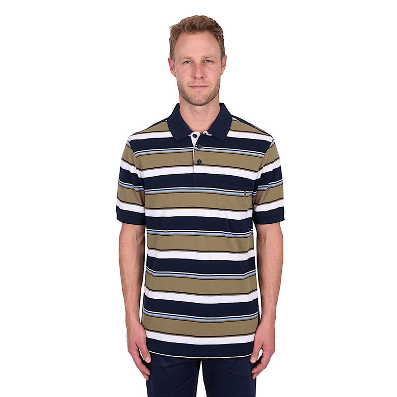Thomas Cook Men’s Tim Polo - Navy/Tan