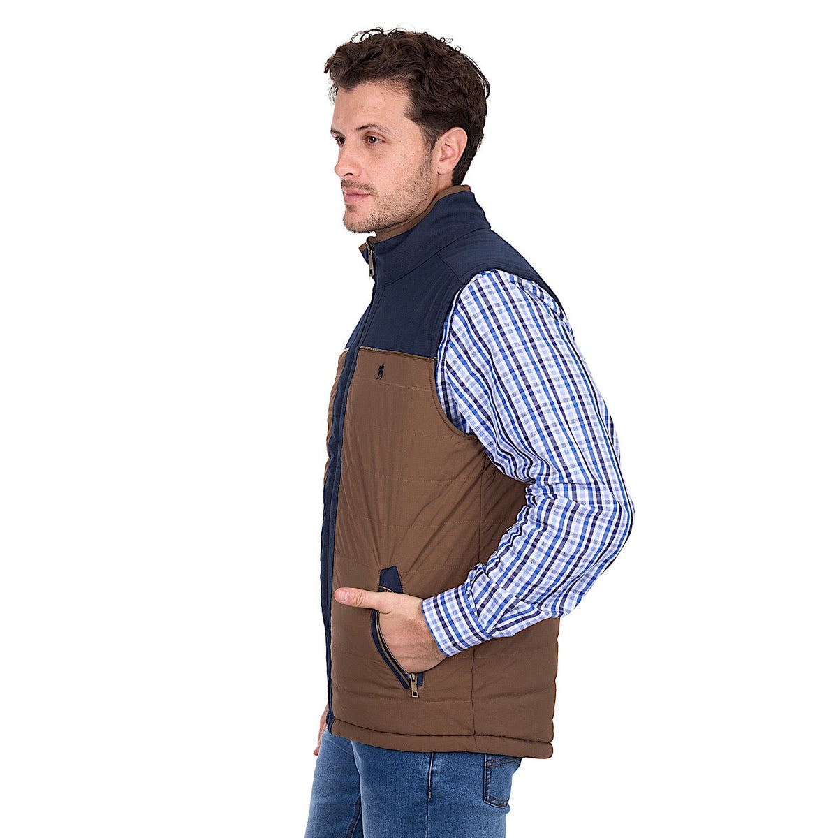 Thomas Cook Men’s Toby Reversible Vest - Navy / Tan