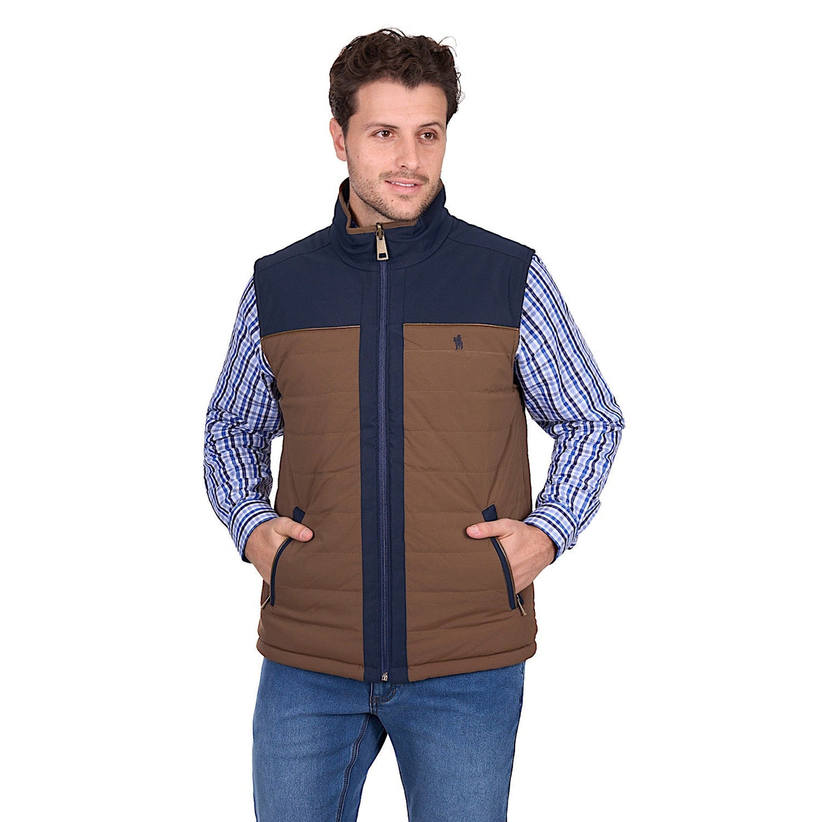 Thomas Cook Men’s Toby Reversible Vest - Navy / Tan