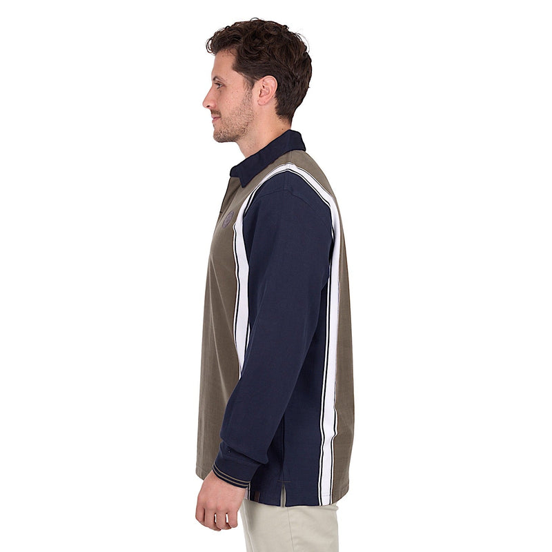 Thomas Cook Men’s Travis Rugby - Navy / Dark Tan