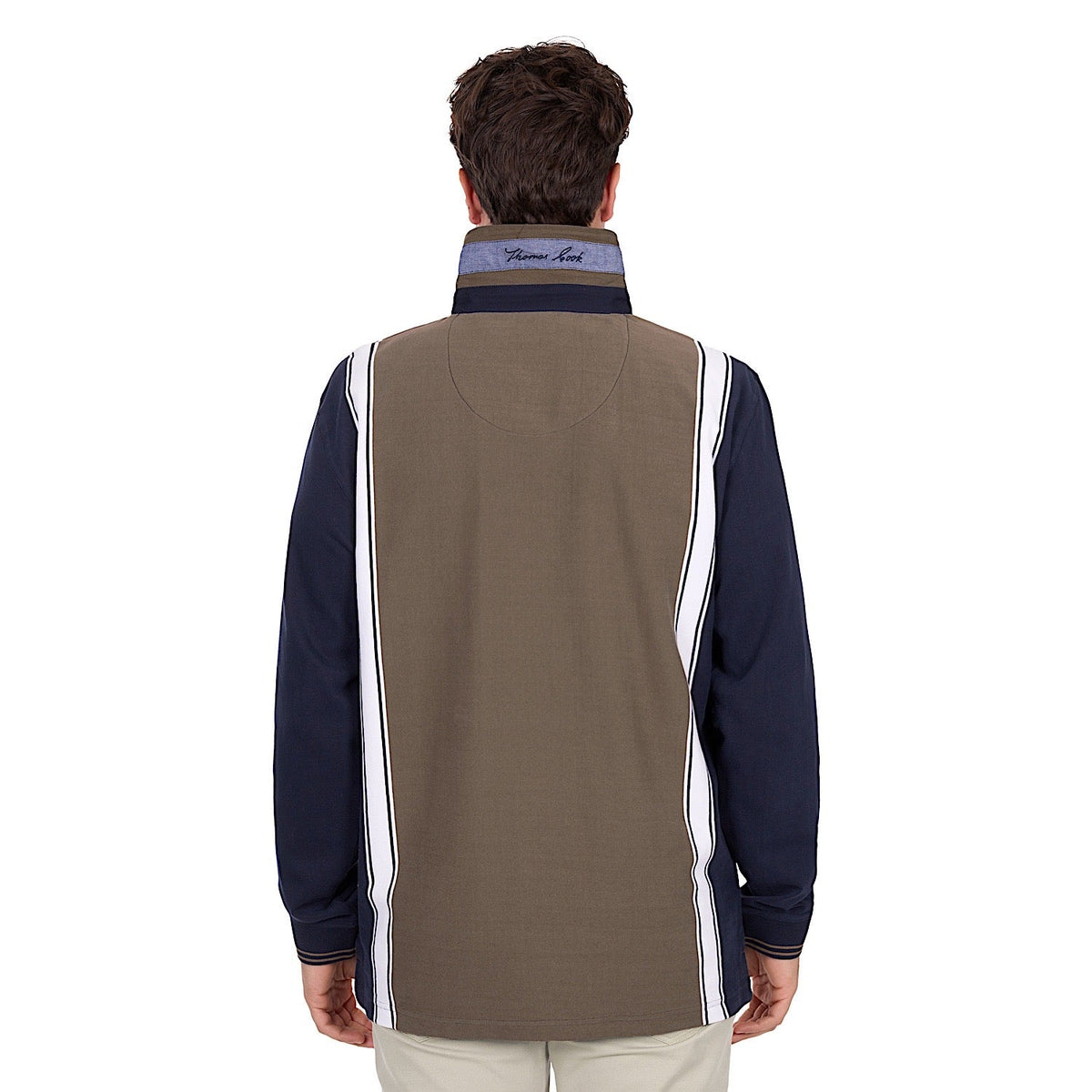 Thomas Cook Men’s Travis Rugby - Navy / Dark Tan