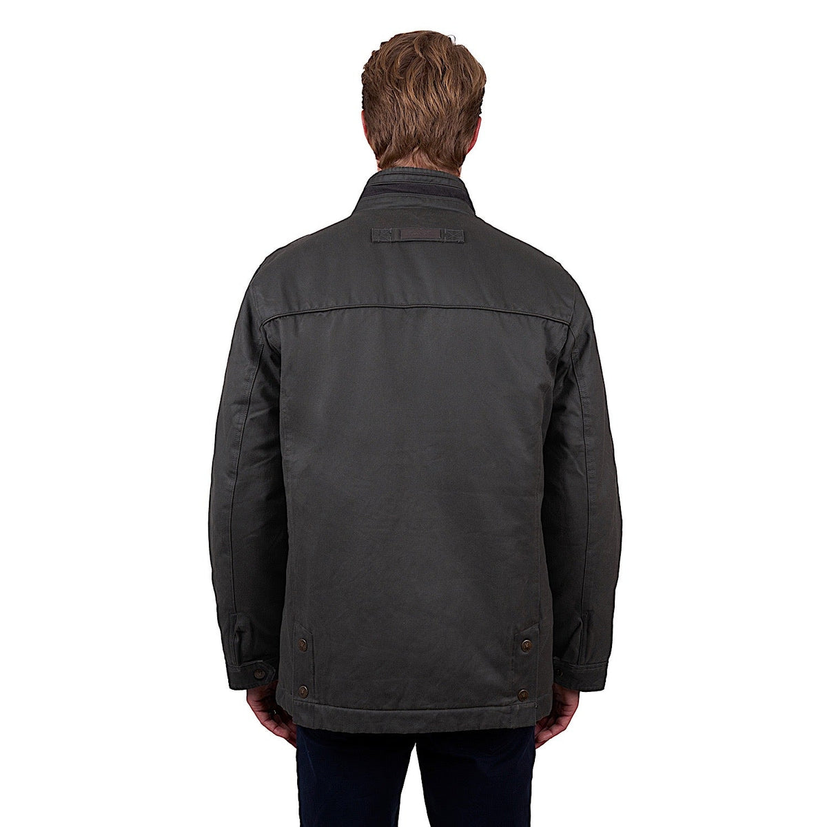 Thomas Cook Men’s Will Faux Oilskin Jacket - Olive