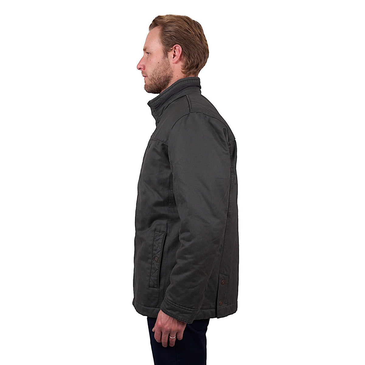 Thomas Cook Men’s Will Faux Oilskin Jacket - Olive