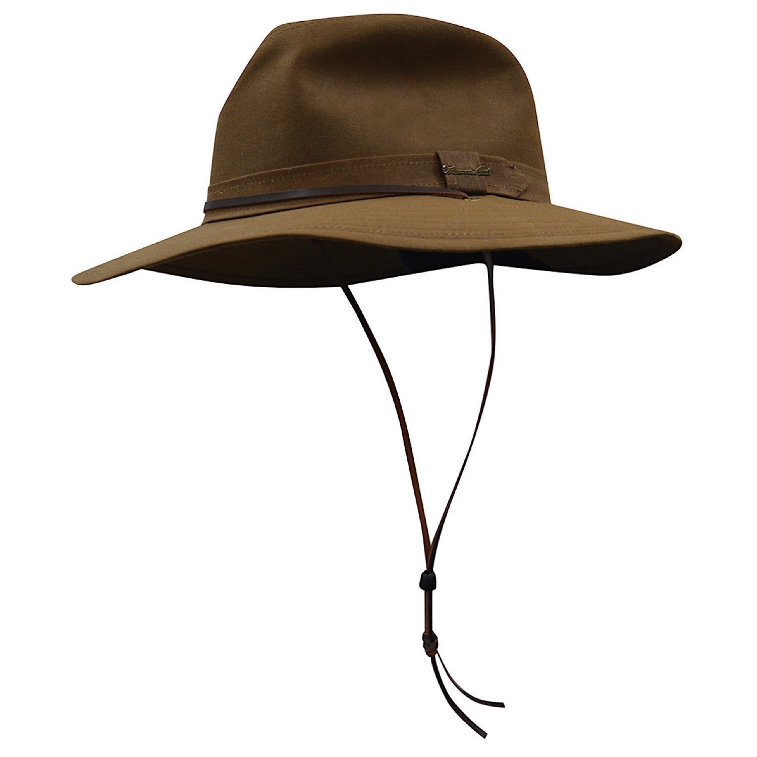 Buy Thomas Cook Wide Brim Oilskin Hat Camel | The Stable Door