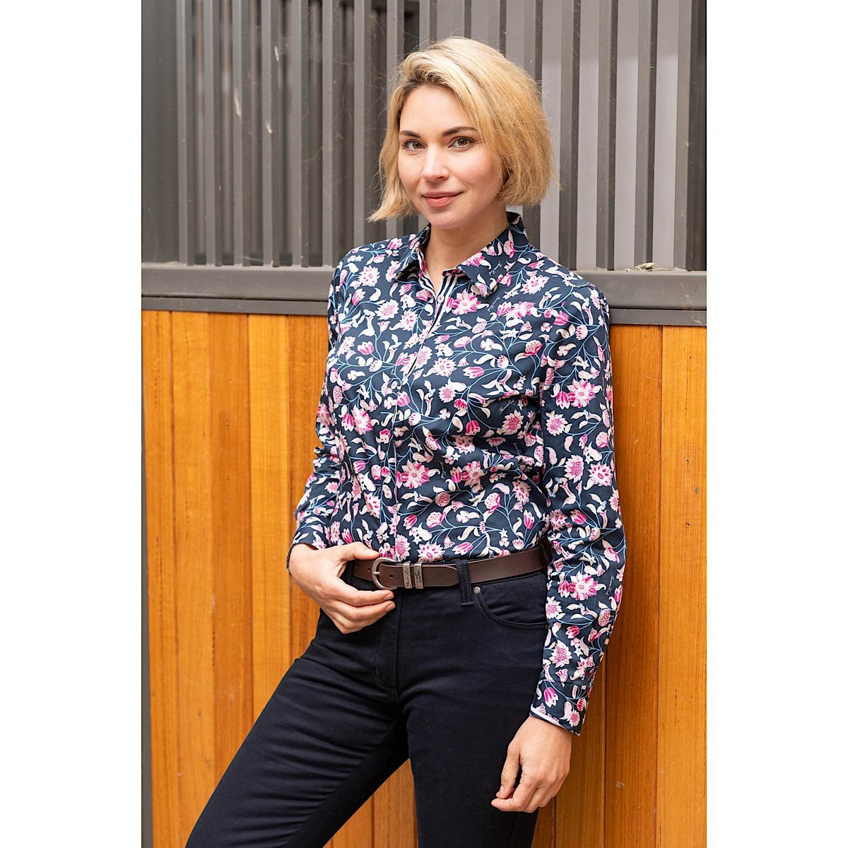 Thomas Cook Womens Allegria L/S Shirt Navy
