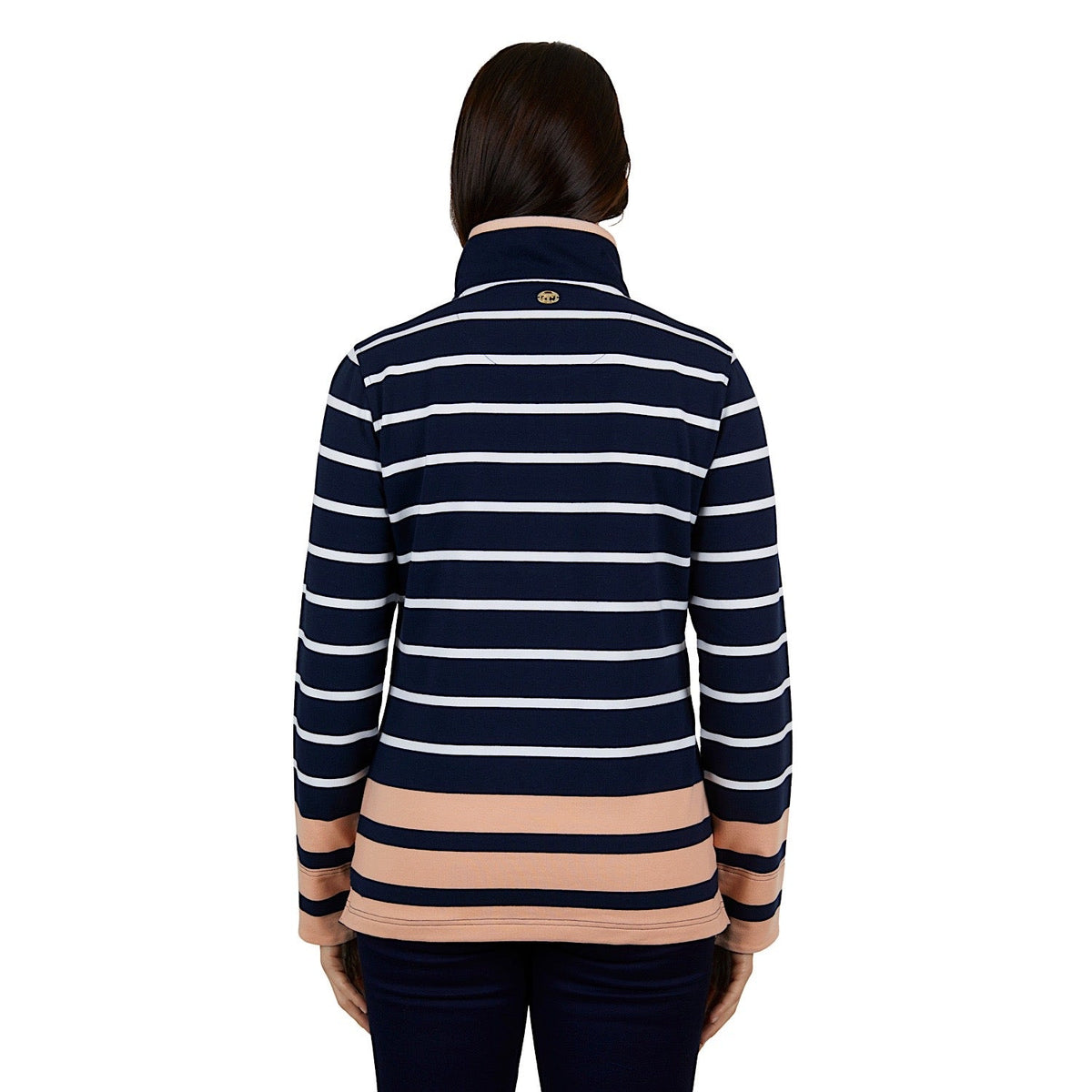 Thomas Cook Women’s Andorra Stripe 1/4 Zip Rugby