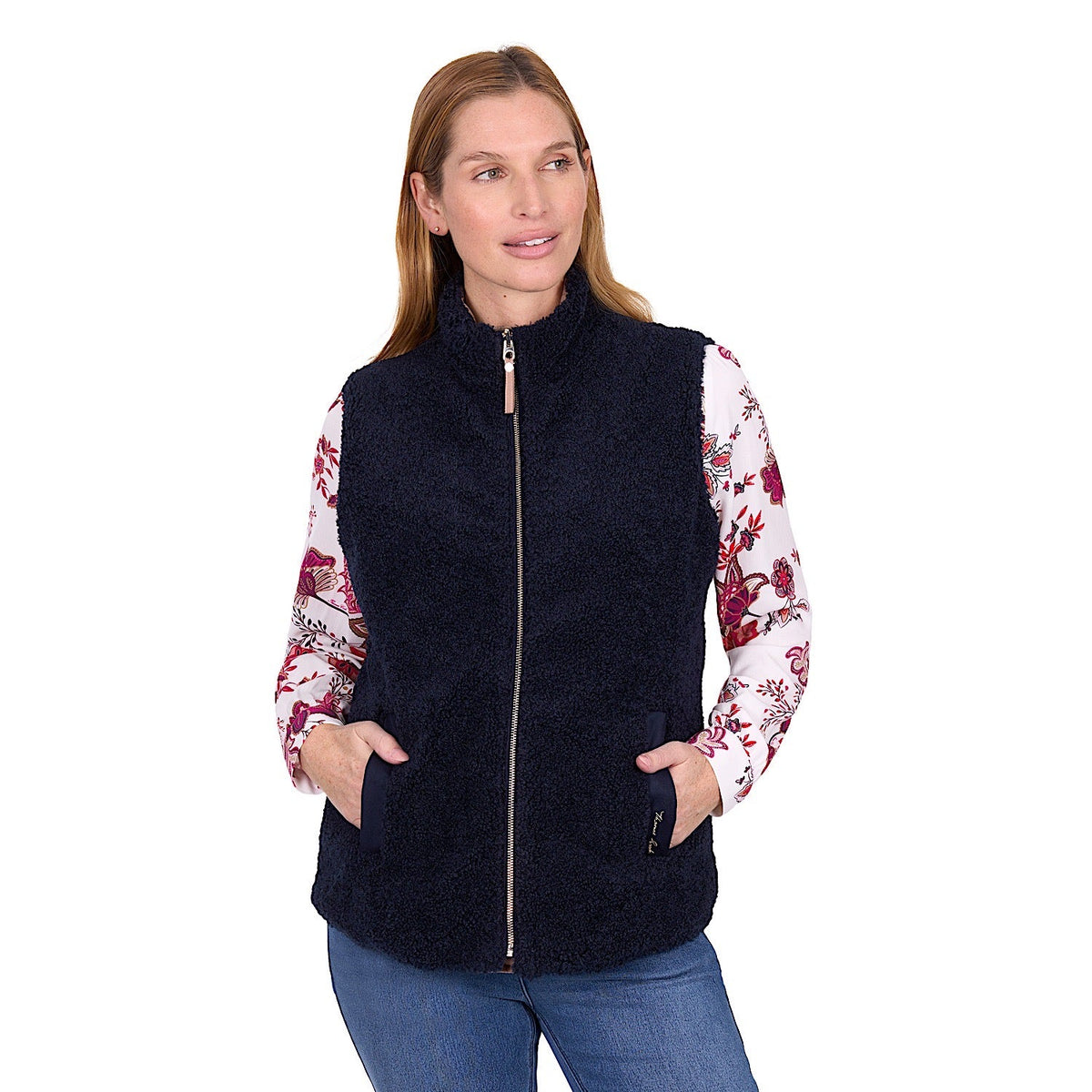 Thomas Cook Women’s Astrid Reversible Vest - Tan / Navy